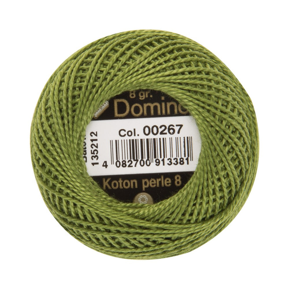 Domino Koton Perle 8gr Yeşil No:8 Nakış İpliği - 00267